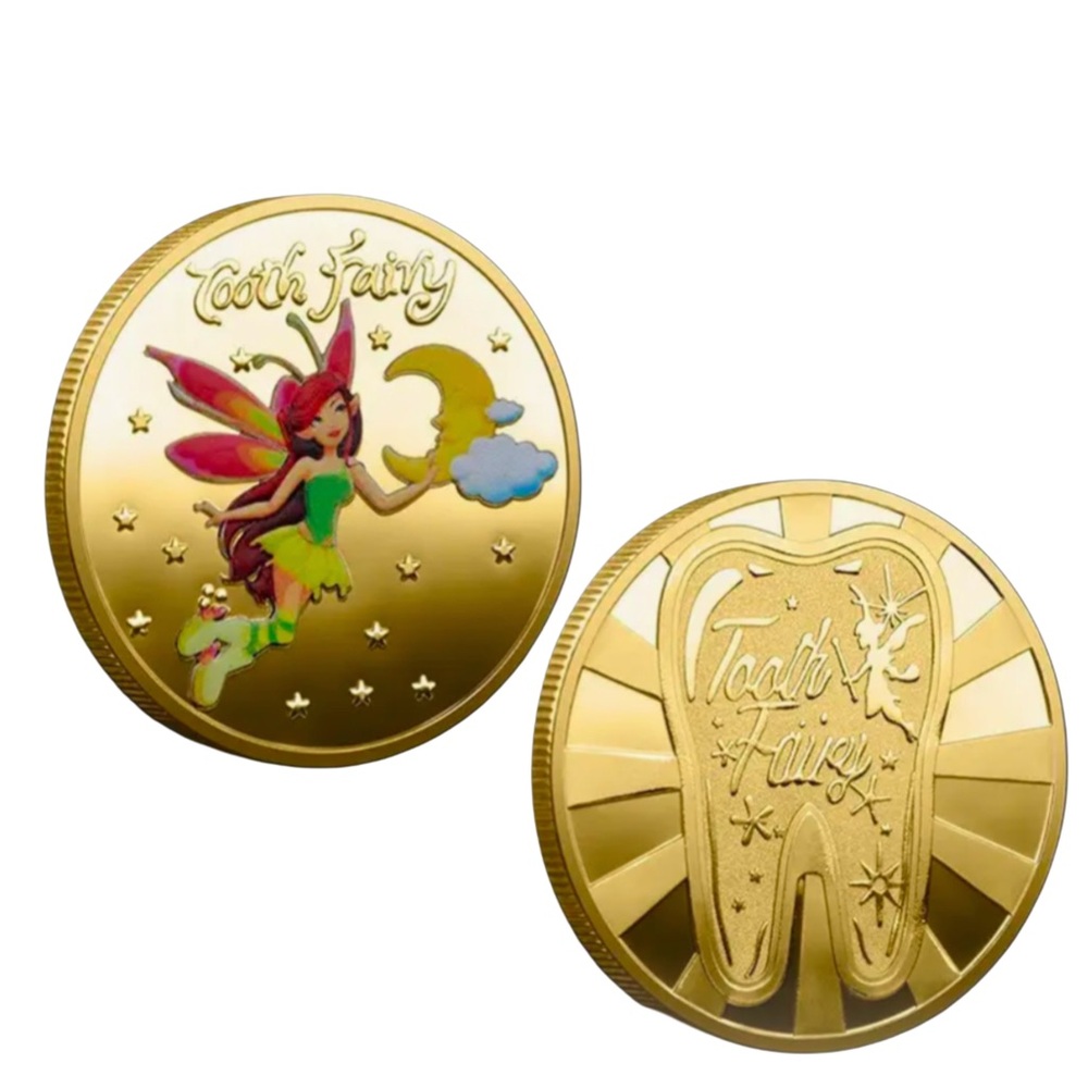 Golden Tooth Fairy Coin